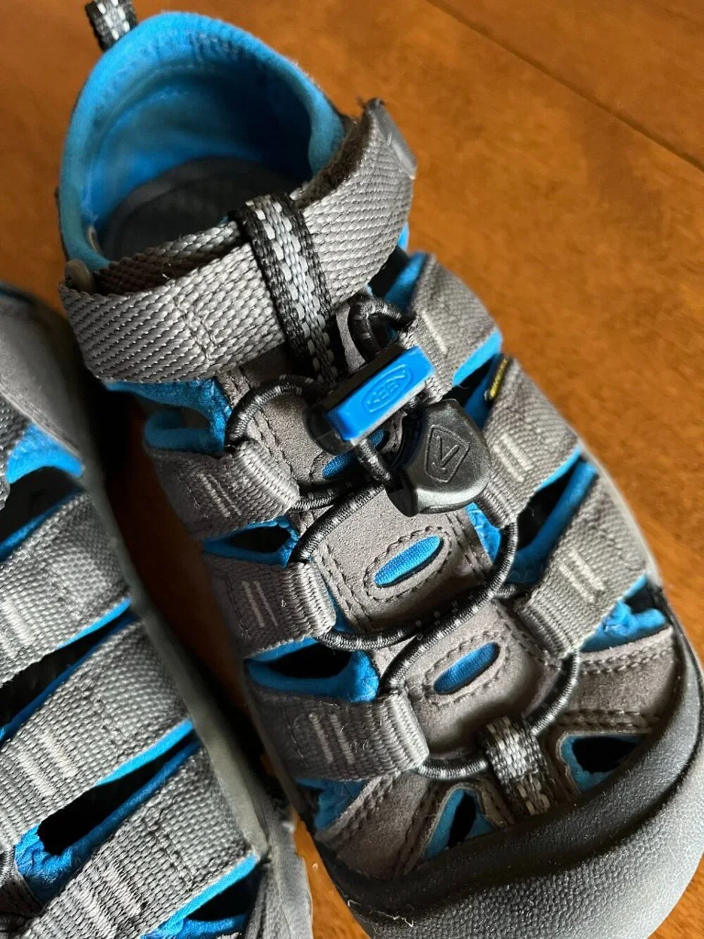 Keen blue and gray sandals little kid 13
